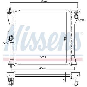 628963
NISSENS
Chłodnica, układ chłodzenia silnika
