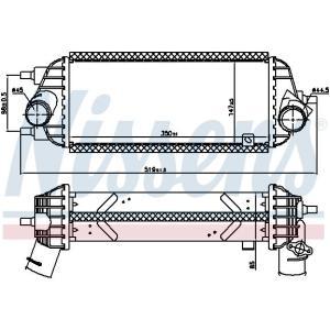 96309
NISSENS
Chłodnica powietrza doładowującego, intercooler
