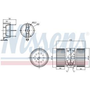 87356
NISSENS
Wentylator wewnętrzny
