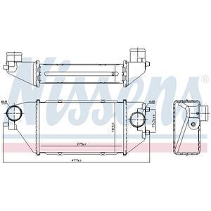96231
NISSENS
Chłodnica powietrza doładowującego, intercooler
