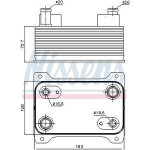 90747
NISSENS
Chłodnica oleju, automatyczna przekładnia
