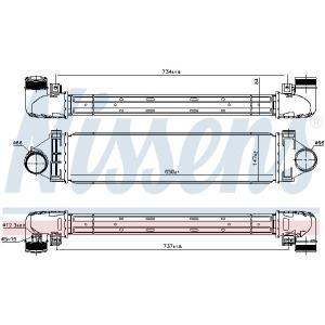 96349
NISSENS
Chłodnica powietrza doładowującego, intercooler
