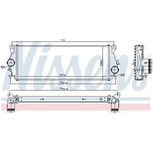 96225
NISSENS
Chłodnica powietrza doładowującego, intercooler
