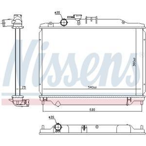 606172
NISSENS
Chłodnica, układ chłodzenia silnika
