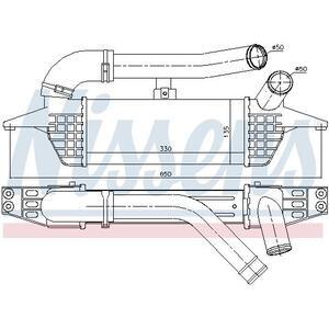 96662
NISSENS
Chłodnica powietrza doładowującego, intercooler
