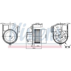 87393
NISSENS
Wentylator wewnętrzny
