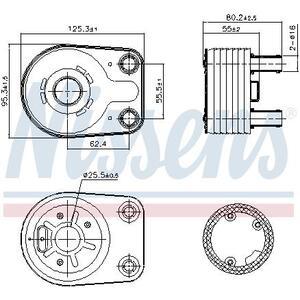 90898
NISSENS
Chłodnica oleju, olej silnikowy
