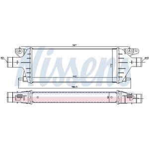 96484
NISSENS
Chłodnica powietrza doładowującego, intercooler
