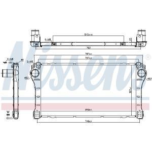 96408
NISSENS
Chłodnica powietrza doładowującego, intercooler
