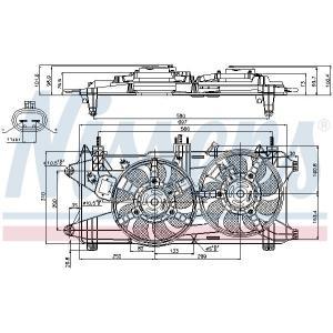 85689
NISSENS
Wentylator chłodnicy, chłodzenie silnika
