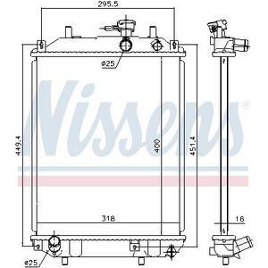 617556
NISSENS
Chłodnica, układ chłodzenia silnika
