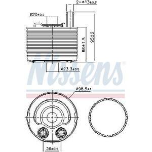 91177
NISSENS
Chłodnica oleju, olej silnikowy
