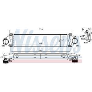 961501
NISSENS
Chłodnica powietrza doładowującego, intercooler
