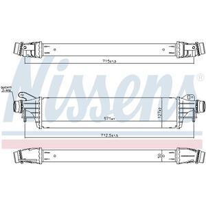 96311
NISSENS
Chłodnica powietrza doładowującego, intercooler
