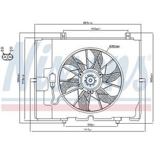 85653
NISSENS
Wentylator chłodnicy, chłodzenie silnika
