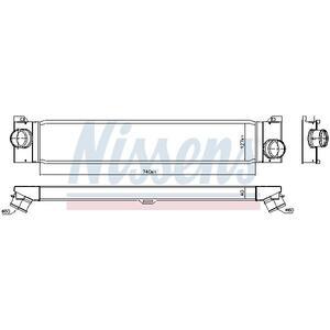 96624
NISSENS
Chłodnica powietrza doładowującego, intercooler
