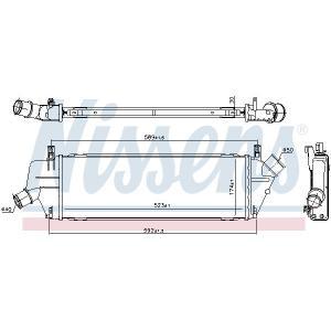 96307
NISSENS
Chłodnica powietrza doładowującego, intercooler
