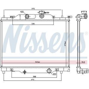 606110
NISSENS
Chłodnica, układ chłodzenia silnika
