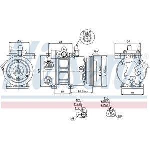 89273
NISSENS
Sprężarka, klimatyzacja
