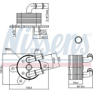 90842
NISSENS
Chłodnica oleju, automatyczna przekładnia
