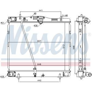 646932
NISSENS
Chłodnica, układ chłodzenia silnika

