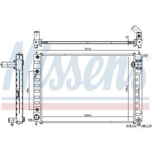 606542
NISSENS
Chłodnica, układ chłodzenia silnika
