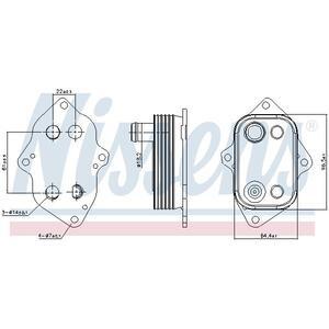 91103
NISSENS
Chłodnica oleju, olej silnikowy

