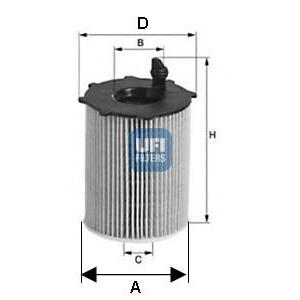 25.105.00
UFI
Filtr oleju
