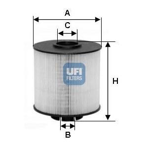 26.017.00
UFI
Filtr paliwa
