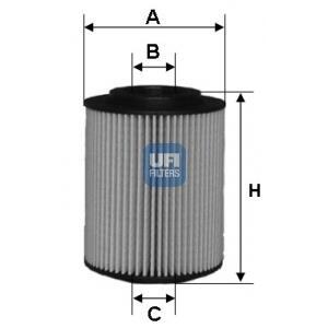 25.054.00
UFI
Filtr oleju
