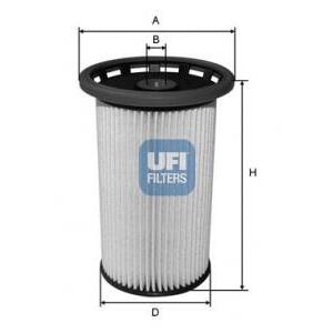 26.025.00
UFI
Filtr paliwa
