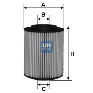 25.072.00
UFI
Filtr oleju
