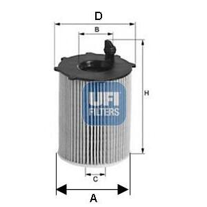 25.168.00
UFI
Filtr oleju
