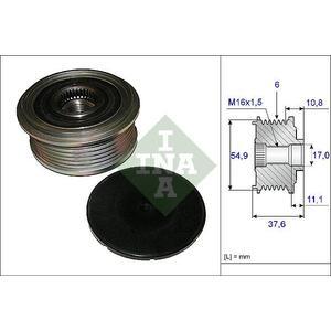 535 0123 10
INA
Alternator - sprzęgło jednokierunkowe
