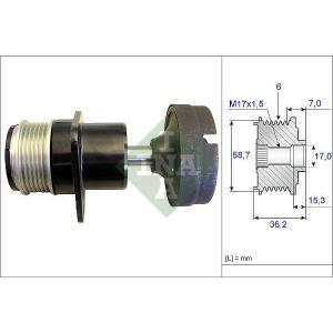 535 0157 10
INA
Alternator - sprzęgło jednokierunkowe
