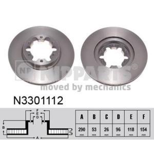 N3301112
NIPPARTS
Tarcza hamulcowa
