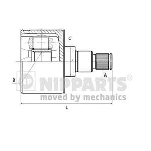 N2830300
NIPPARTS
Zestaw przegubu, wał napędowy
