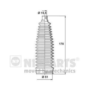 N2843024
NIPPARTS
Osłona drążka kierowniczego
