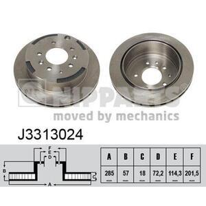 J3313024
NIPPARTS
Tarcza hamulcowa
