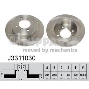 J3311030
NIPPARTS
Tarcza hamulcowa
