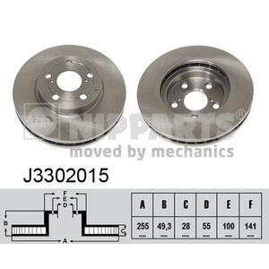 J3302015
NIPPARTS
Tarcza hamulcowa
