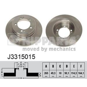 J3315015
NIPPARTS
Tarcza hamulcowa
