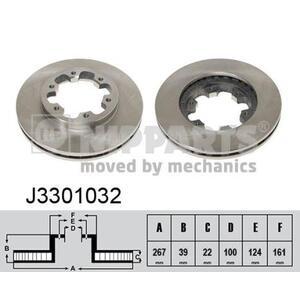 J3301032
NIPPARTS
Tarcza hamulcowa
