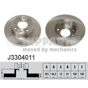 J3304011
NIPPARTS
Tarcza hamulcowa
