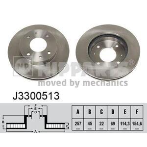 J3300513
NIPPARTS
Tarcza hamulcowa
