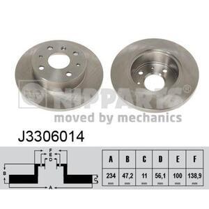 J3306014
NIPPARTS
Tarcza hamulcowa
