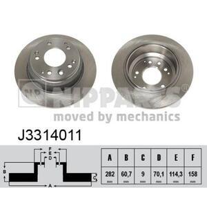 J3314011
NIPPARTS
Tarcza hamulcowa
