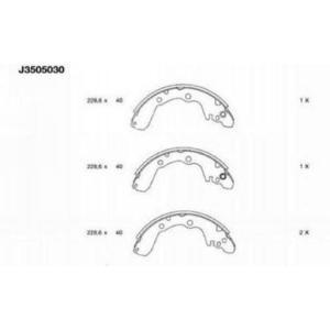 J3505030
NIPPARTS
Zestaw szczęk hamulcowych

