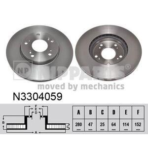 N3304059
NIPPARTS
Tarcza hamulcowa
