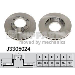 J3305024
NIPPARTS
Tarcza hamulcowa
